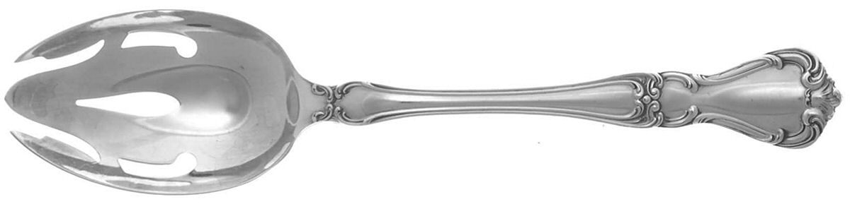 Buckingham (Sterling, 1910) Pierced Tablespoon (Serving Spoon) by Gorham Silver-1
