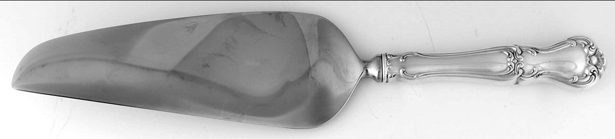 Buckingham (Sterling, 1910) Pie & Cake Server with Stainless Blade by Gorham Silver-1