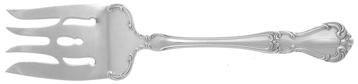 Buckingham (Sterling, 1910) Medium Solid Cold Meat Serving Fork by Gorham Silver-1