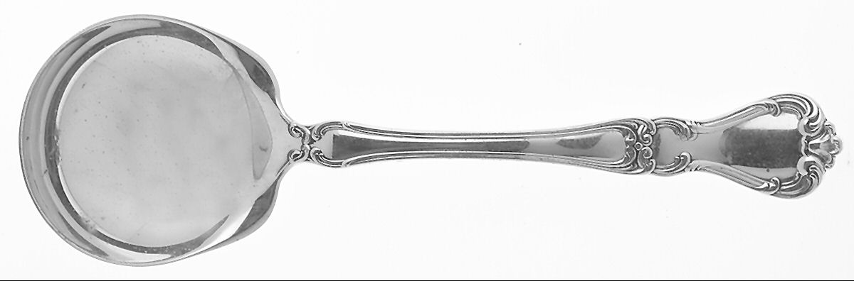 Buckingham (Sterling, 1910) Round Bowl Soup Spoon (Bouillon) by Gorham Silver-1