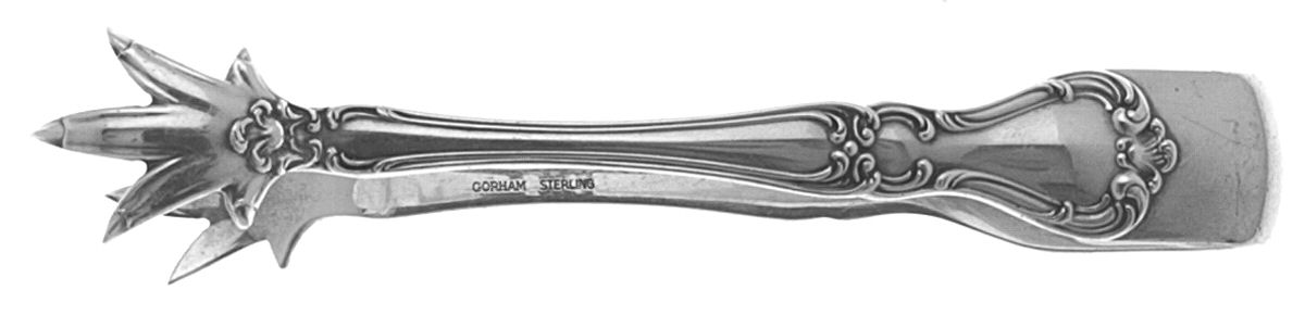 Buckingham (Sterling, 1910) Large Sugar Tongs by Gorham Silver-1