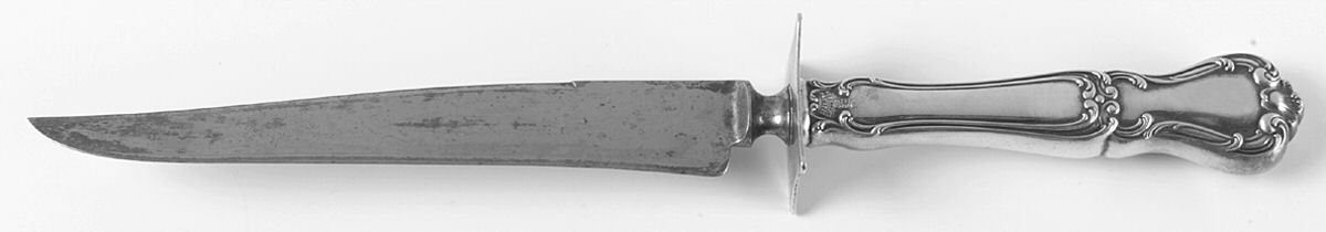 Buckingham (Sterling, 1910) Small Steak Carving Knife with Stainless Blade by Gorham Silver-1