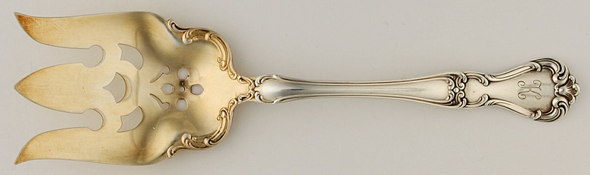 Buckingham (Sterling, 1910) Solid Salad Serving Fork by Gorham Silver-1