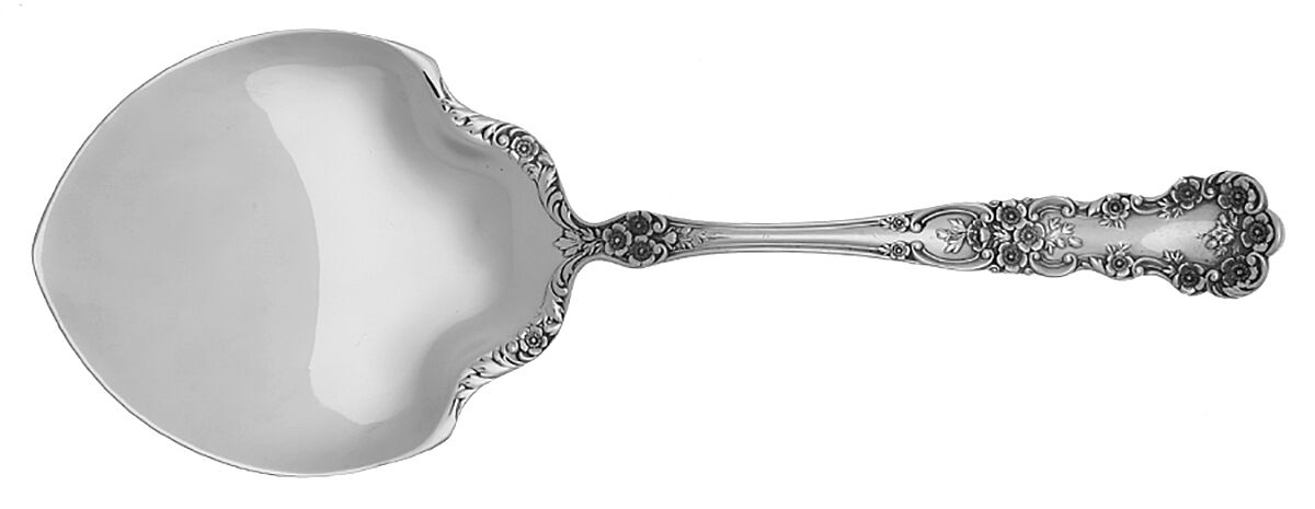 Buttercup (Sterling, Lion-Anchor-G, 1899, No Monos) Solid Waffle Server by Gorham Silver-1
