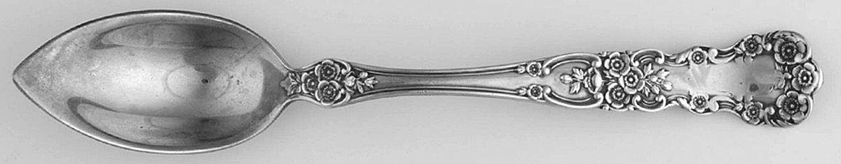Buttercup (Sterling, Lion-Anchor-G, 1899, No Monos) Fruit/Orange Spoon by Gorham Silver-1