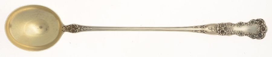 Buttercup (Sterling, Lion-Anchor-G, 1899, No Monos) Long Handle Chocolate Muddler Spoon by Gorham Silver-1