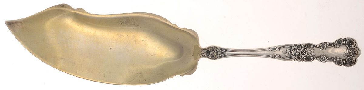 Buttercup (Sterling, Lion-Anchor-G, 1899, No Monos) Small Solid Fish Serving Knife by Gorham Silver-1