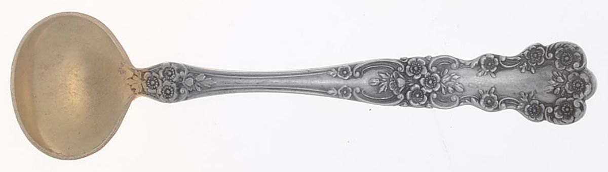 Buttercup (Sterling, Lion-Anchor-G, 1899, No Monos) Master Salt Spoon by Gorham Silver-1