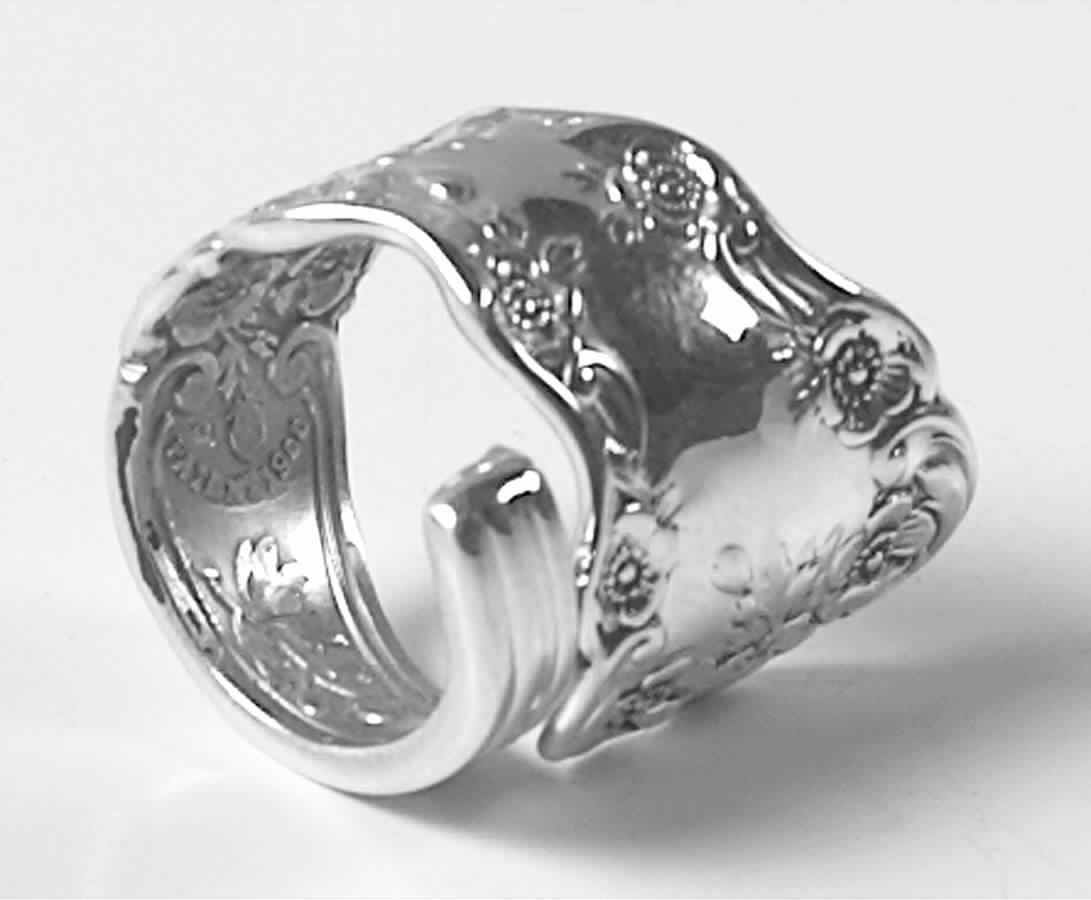 Buttercup (Sterling, Lion-Anchor-G, 1899, No Monos) Finger Ring (Provide Size) HC by Gorham Silver-1