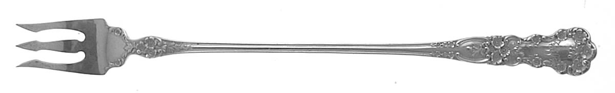 Buttercup (Sterling, Lion-Anchor-G, 1899, No Monos) Long Handle Olive Fork by Gorham Silver-1