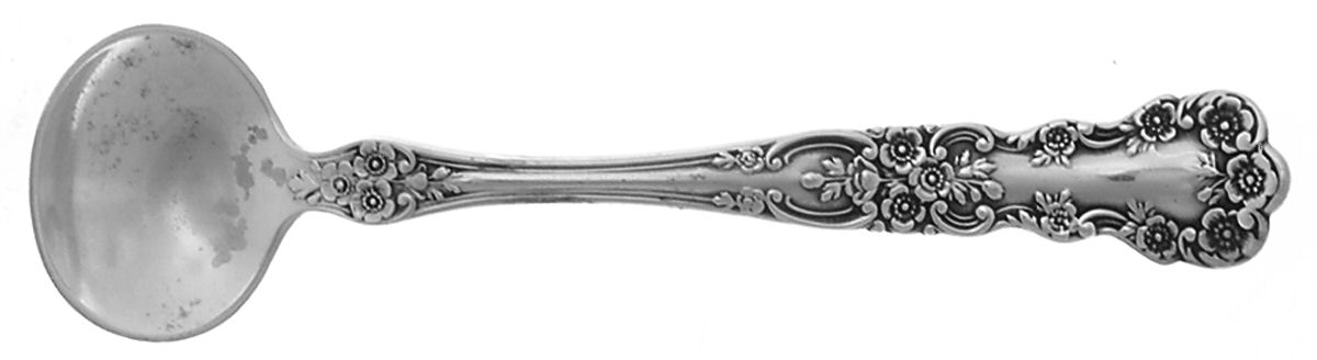 Buttercup (Sterling, Lion-Anchor-G, 1899, No Monos) Master Salt Spoon by Gorham Silver-1