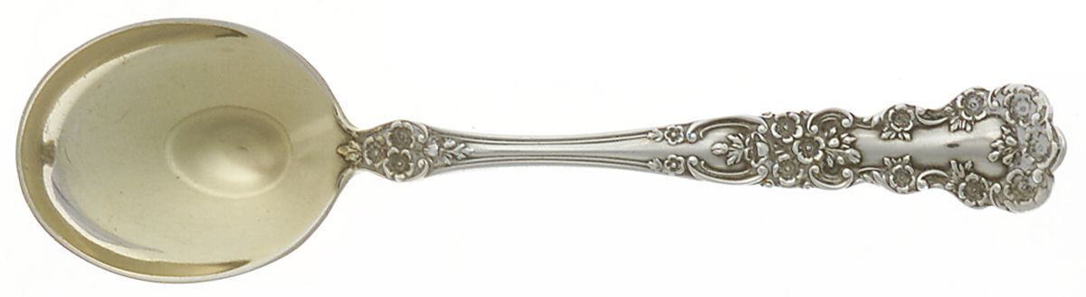 Buttercup (Sterling, Lion-Anchor-G, 1899, No Monos) Small Short Handle Chocolate Spoon by Gorham Silver-1
