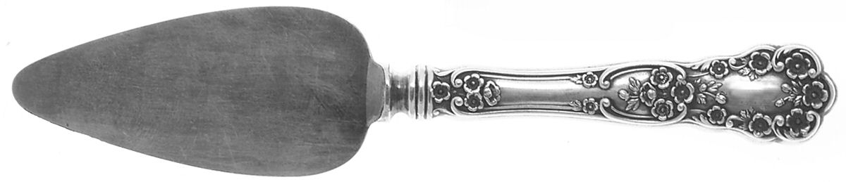 Buttercup (Sterling, Lion-Anchor-G, 1899, No Monos) Cheese Server with Silverplate Blade by Gorham Silver-1