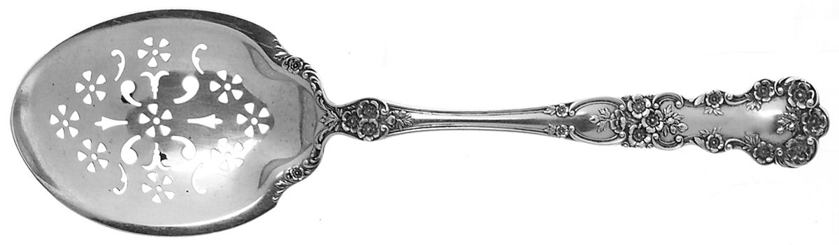 Buttercup (Sterling, Lion-Anchor-G, 1899, No Monos) Ice Serving Spoon Large by Gorham Silver-1