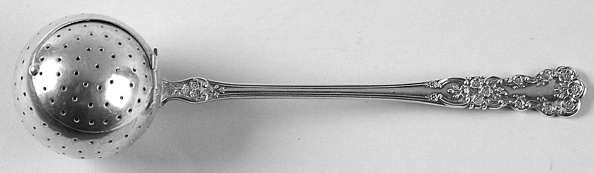 Buttercup (Sterling, Lion-Anchor-G, 1899, No Monos) Solid Individual Tea Ball/Spoon by Gorham Silver-1