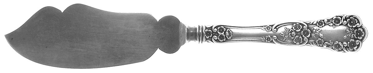 Buttercup (Sterling, Lion-Anchor-G, 1899, No Monos) Hollow Handled Cheese Knife with Silverplate Blade by Gorham Silver-1