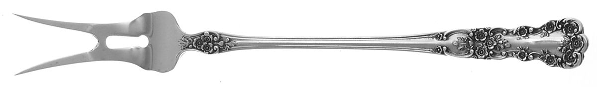 Buttercup (Sterling, Lion-Anchor-G, 1899, No Monos) Two-Tine Butter Pick by Gorham Silver-1