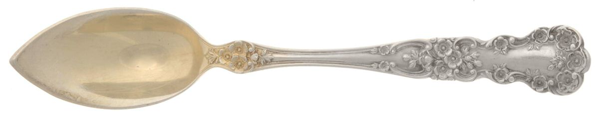Buttercup (Sterling, Lion-Anchor-G, 1899, No Monos) Fruit/Orange Spoon by Gorham Silver-1