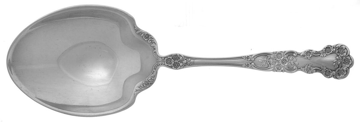 Buttercup (Sterling, Lion-Anchor-G, 1899, No Monos) Small Solid Berry/Casserole Spoon by Gorham Silver-1