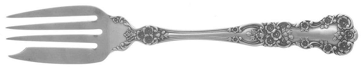 Buttercup (Sterling, Lion-Anchor-G, 1899, No Monos) Pastry Fork by Gorham Silver-1
