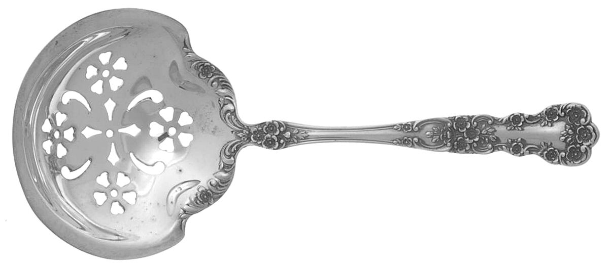 Buttercup (Sterling, Lion-Anchor-G, 1899, No Monos) Solid Bon Bon Spoon by Gorham Silver-1