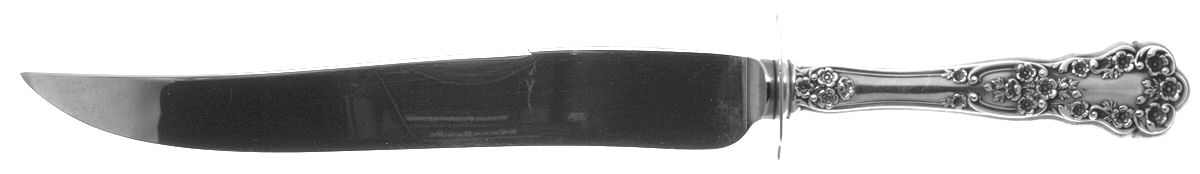 Buttercup (Sterling, Lion-Anchor-G, 1899, No Monos) Large Stainless Blade Roast Carving Knife by Gorham Silver-1