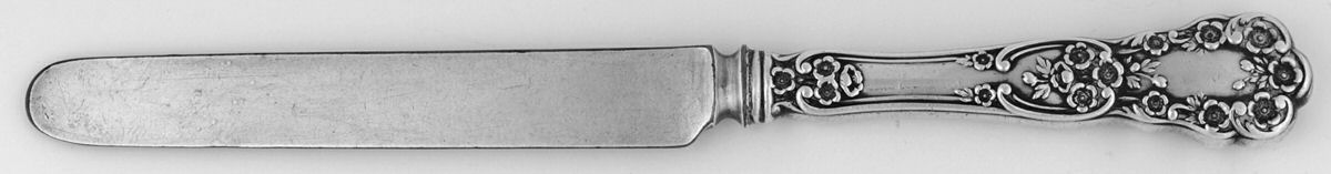 Buttercup (Sterling, Lion-Anchor-G, 1899, No Monos) Youth/Tea Knife with Stainless Blade by Gorham Silver-1