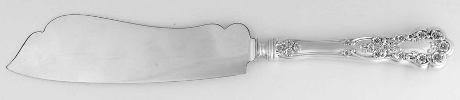 Buttercup (Sterling, Lion-Anchor-G, 1899, No Monos) Large Ice Cream Slicer with Silverplate Blade by Gorham Silver-1