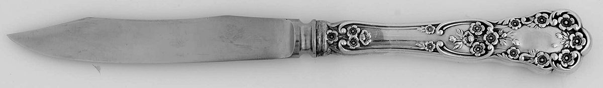 Buttercup (Sterling, Lion-Anchor-G, 1899, No Monos) Individual Fruit Knife with Stainless Blade by Gorham Silver-1