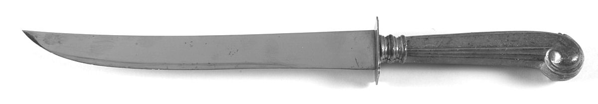 GS158 (Pewter) Large Stainless Blade Roast Carving Knife by Gorham Silver-1