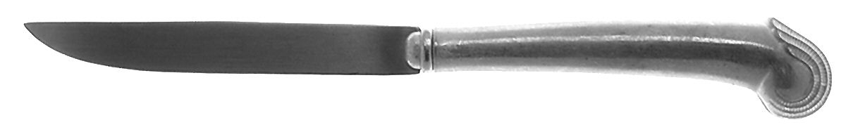 Cape Ann (Pewter) Individual Pistol Handle Steak Knife by Gorham Silver-1