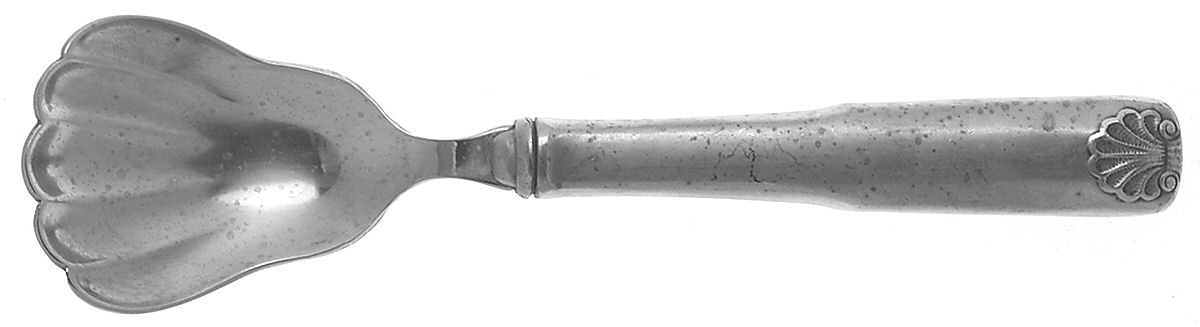 Cape Ann (Pewter) Sugar Shell Spoon by Gorham Silver-1