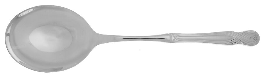 Castle Hill (Stainless) Casserole Spoon with Smooth Stainless Bowl HC by Gorham Silver-1