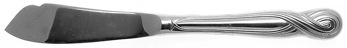 Castle Hill (Stainless) Hollow Handle Master Butter Knife by Gorham Silver-1