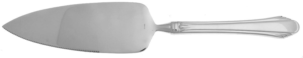 Calais (Stainless) Pie Server with Serrated Stainless Blade HC by Gorham Silver-1