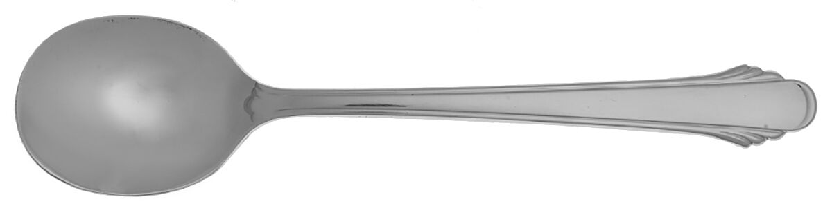 Calais (Stainless) Round Bowl Soup Spoon (Cream Soup) HC by Gorham Silver-1