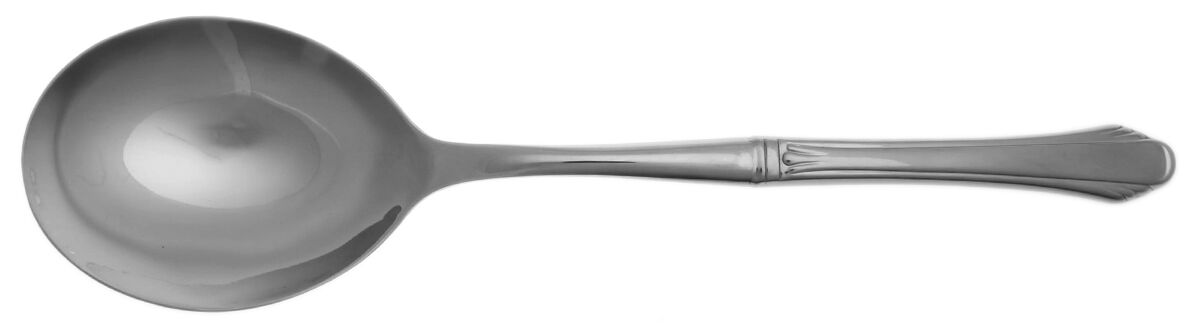 Calais (Stainless) Casserole Spoon with Smooth Stainless Bowl HC by Gorham Silver-1