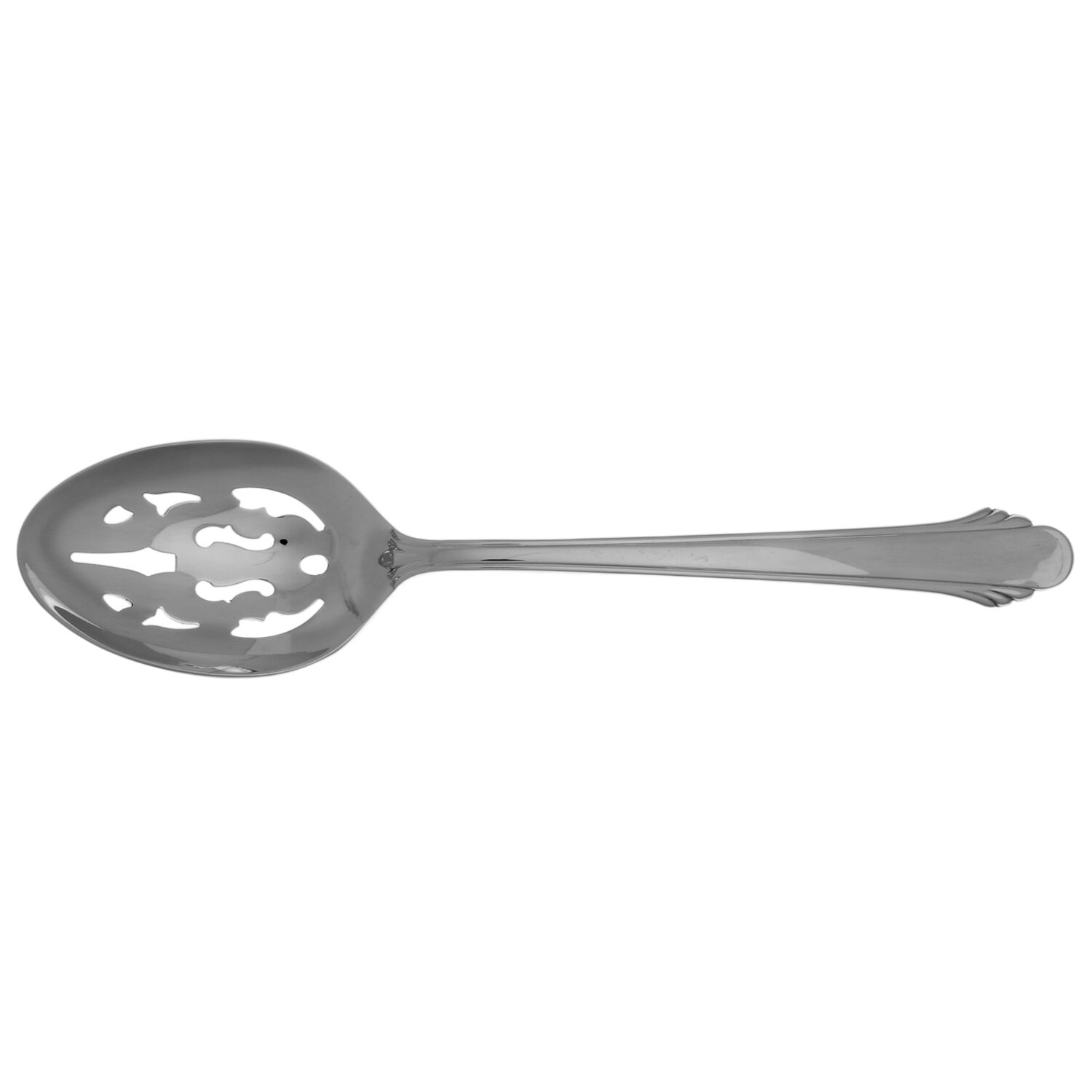 Calais (Stainless) Pierced Tablespoon (Serving Spoon) by Gorham Silver-1