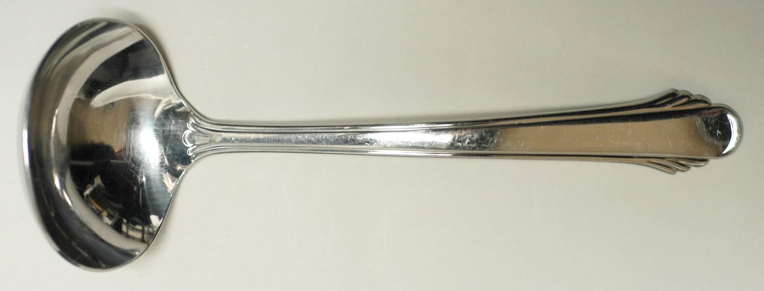 Calais (Stainless) Solid Gravy Ladle by Gorham Silver-1