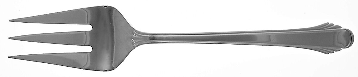Calais (Silverplate, 1988) Medium Solid Cold Meat Serving Fork by Gorham Silver-1