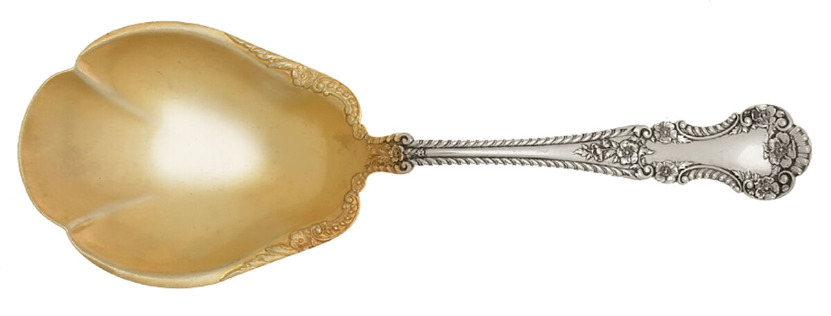 Cambridge (Sterling, 1899) Solid Shell Berry/Casserole Spoon by Gorham Silver-1