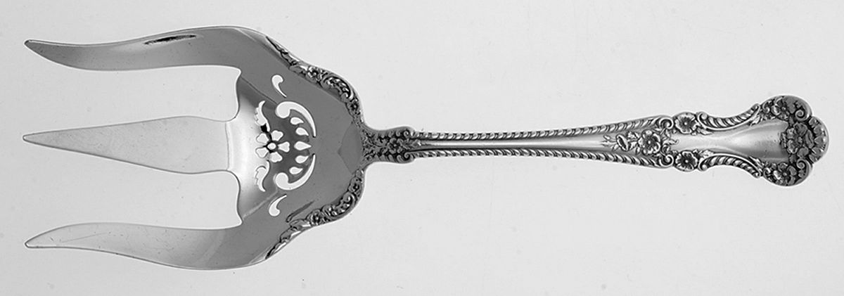 Cambridge (Sterling, 1899) Solid Toast Serving Fork by Gorham Silver-1