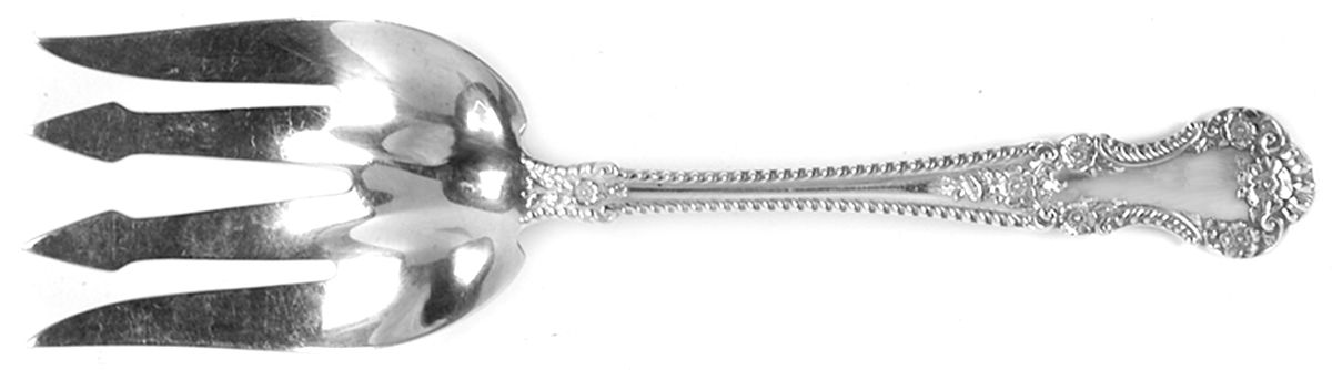 Cambridge (Sterling, 1899) Small Solid Fish Serving Fork by Gorham Silver-1