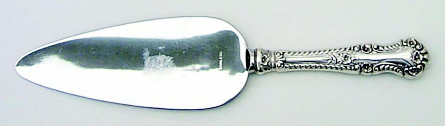 Cambridge (Sterling, 1899) Pie Server with Stainless Blade by Gorham Silver-1