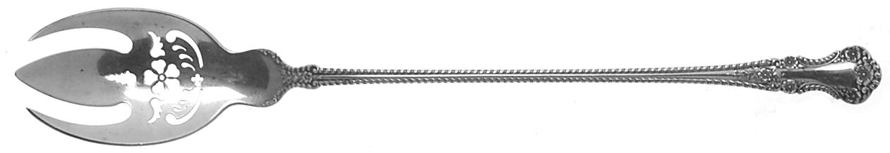 Cambridge (Sterling, 1899) Large Lettuce Serving Fork by Gorham Silver-1