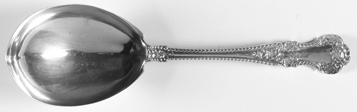 Cambridge (Sterling, 1899) Large Solid Berry/Casserole Spoon by Gorham Silver-1