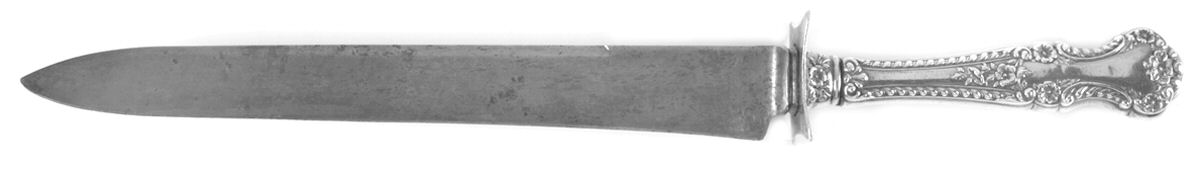 Cambridge (Sterling, 1899) Large Stainless Blade Roast Carving Knife by Gorham Silver-1