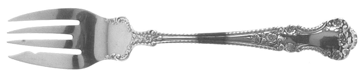 Cambridge (Sterling, 1899) Large Individual Solid Fish/Salad Fork by Gorham Silver-1