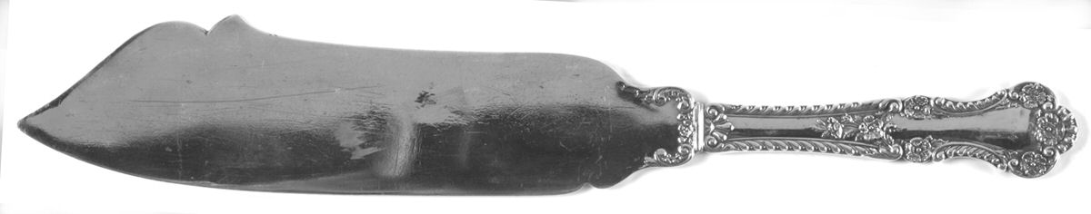 Cambridge (Sterling, 1899) Solid Ice Cream Slicer by Gorham Silver-1
