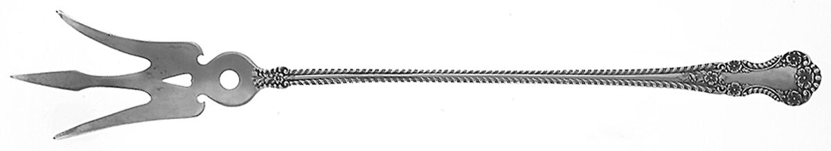 Cambridge (Sterling, 1899) Large Lettuce Serving Fork by Gorham Silver-1